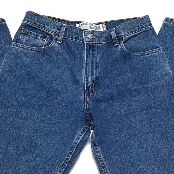 VINTAGE Levi's 550 Classic Relaxed Tapered Jeans - Picture 4 of 10